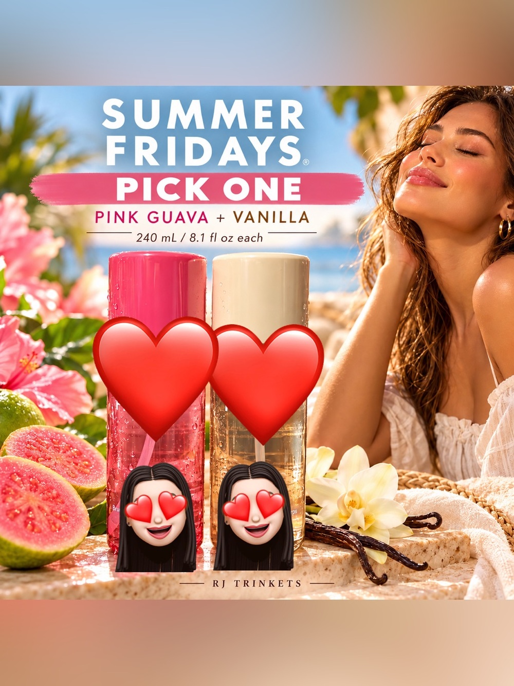 Summer Fridays Pink Guava or Vanilla